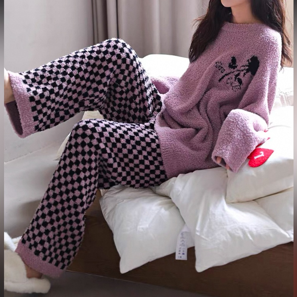 Y2K Women’s loungewear Set with Rose Print